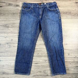 Ariat FR M3 Loose Straight CAT2 Denim Jeans Mens 44x34 Flame Resistant Work Pant